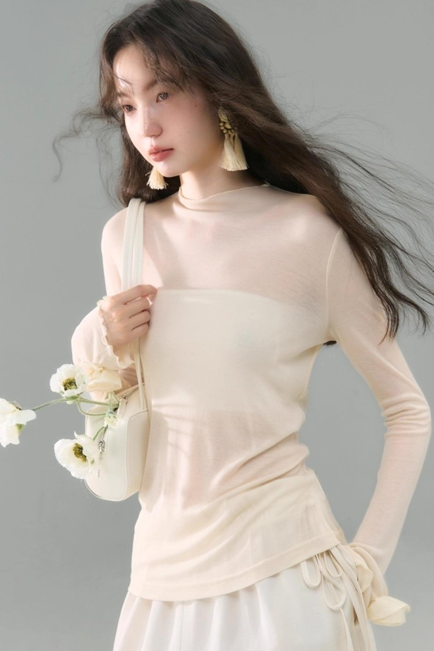 Original Island Rose Tencel Knit Top