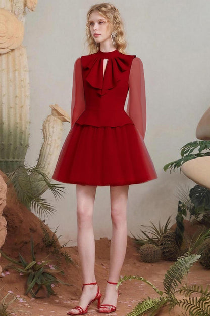 Romantic Ruffled Puffy Dress