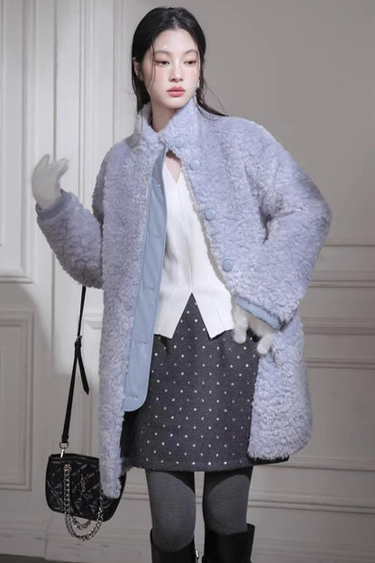 Reversible Misty Faux Fur Coat