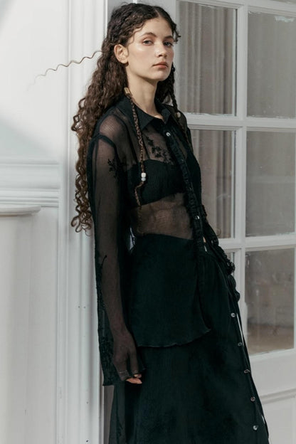 French Layered Sunscreen Top