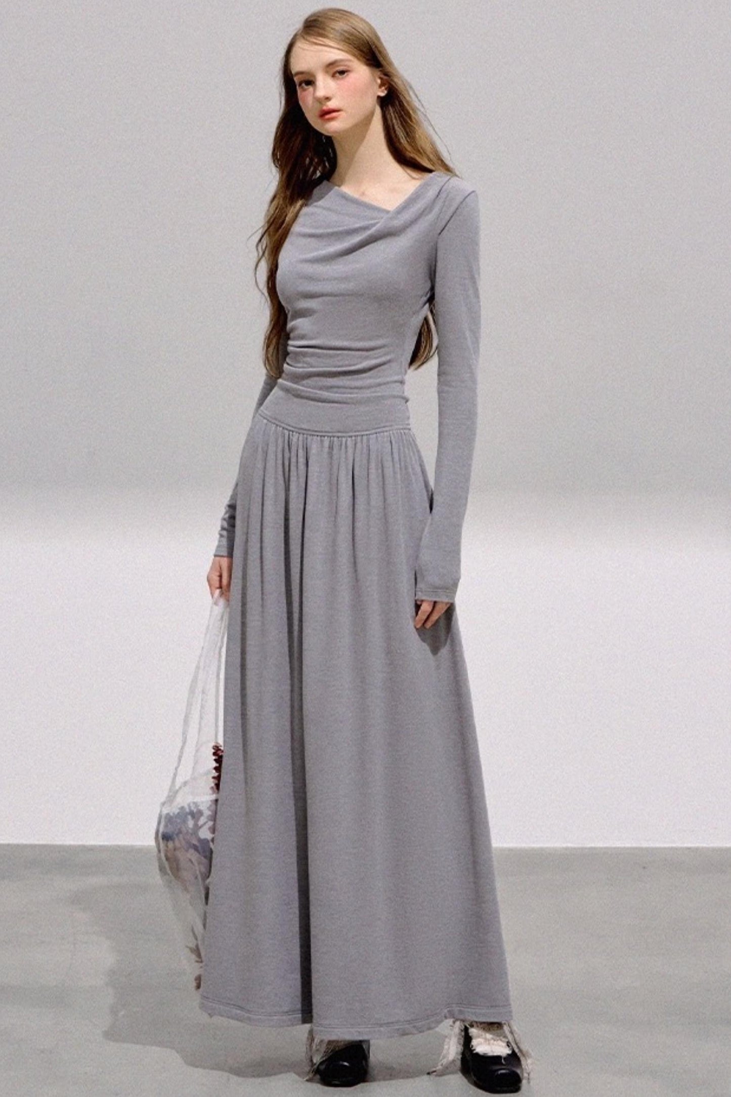 Cool Goddess Swing Collar Waist Dress