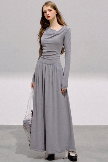Cool Goddess Swing Collar Waist Dress