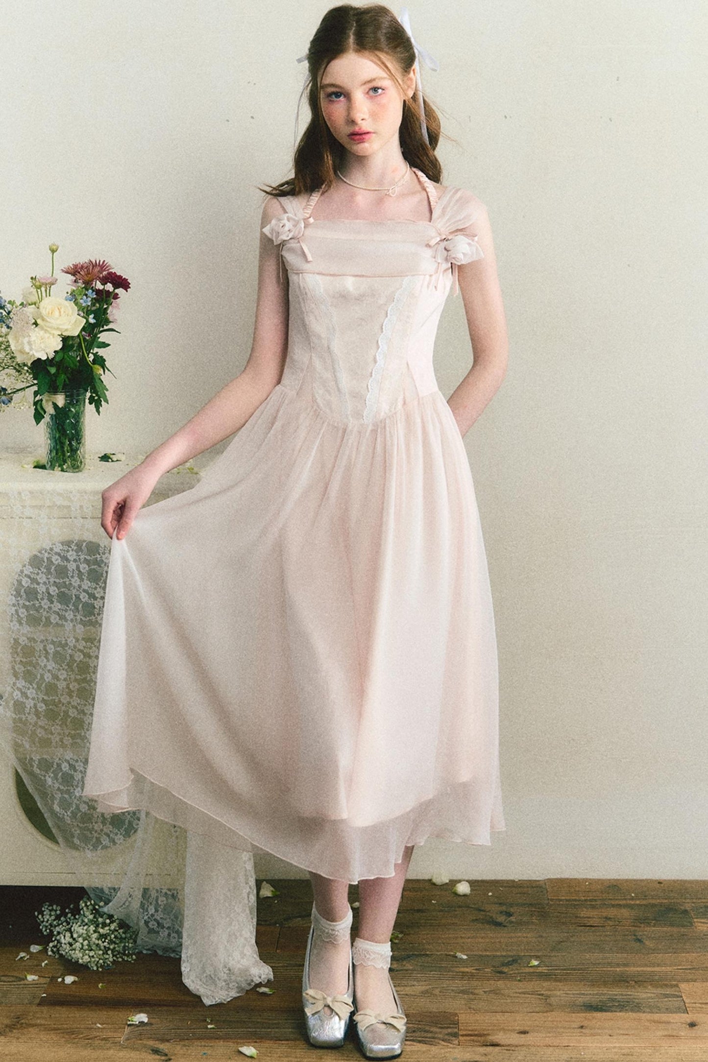 Temple Maiden Light Pink Dress