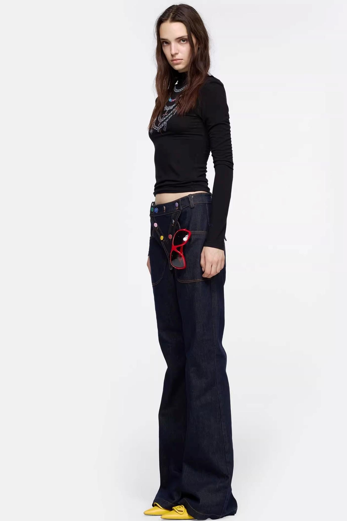Slimming Detachable Bootcuts Pants
