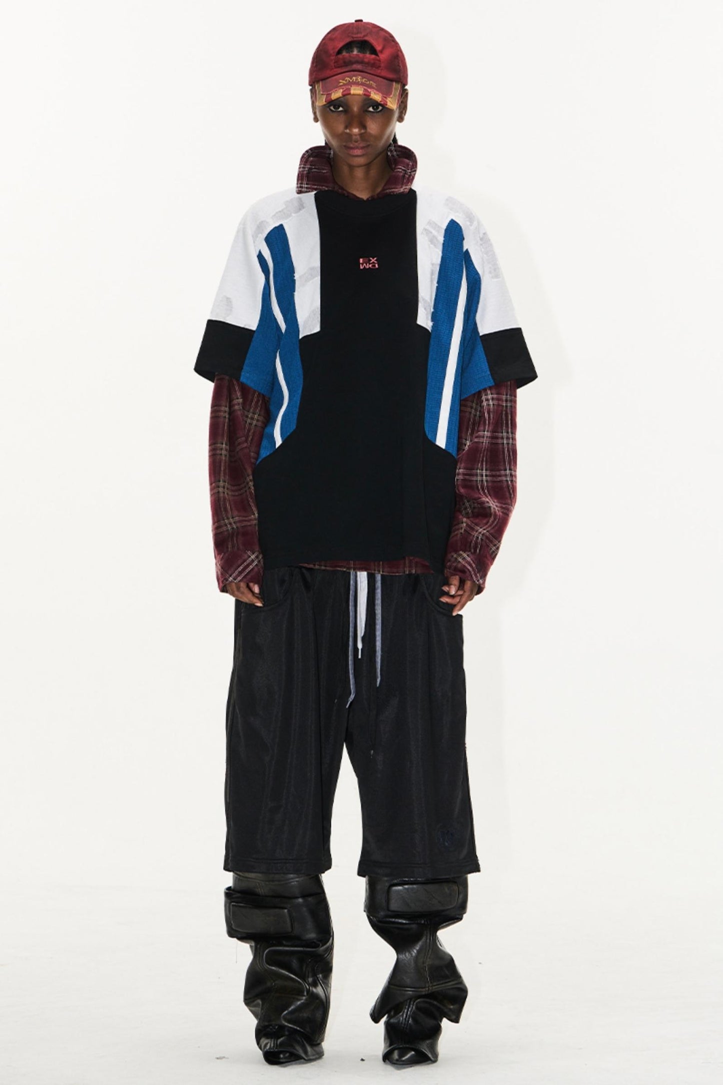 Colorblock Embroidered Tee