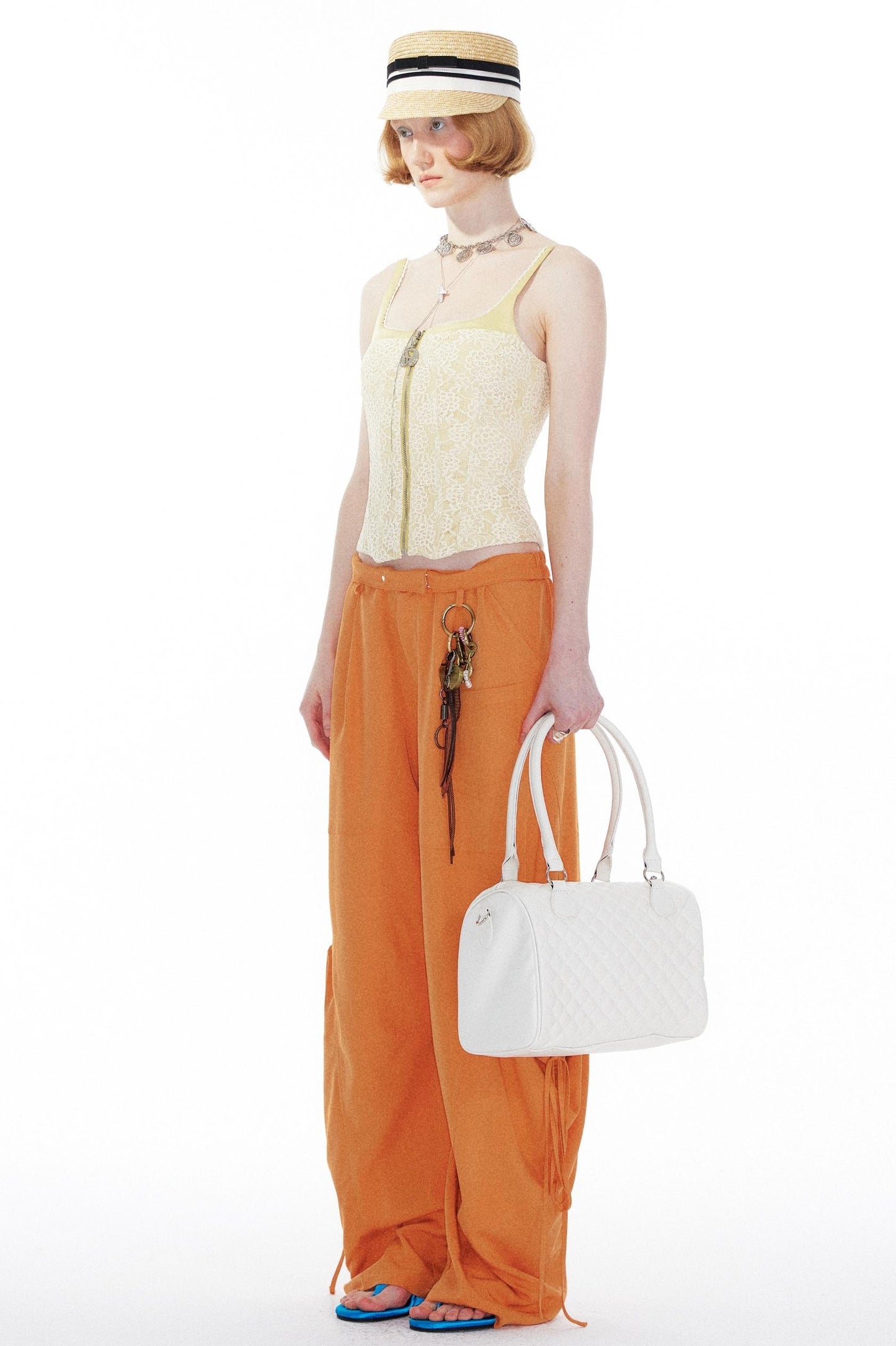 Light Yellow Lace Camisole