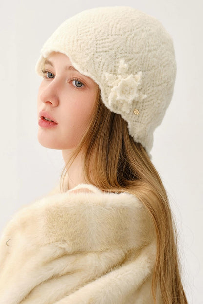 Romantic Snowflake Wool Hat
