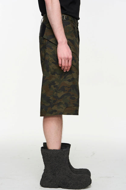 Summer Camo Biker Shorts