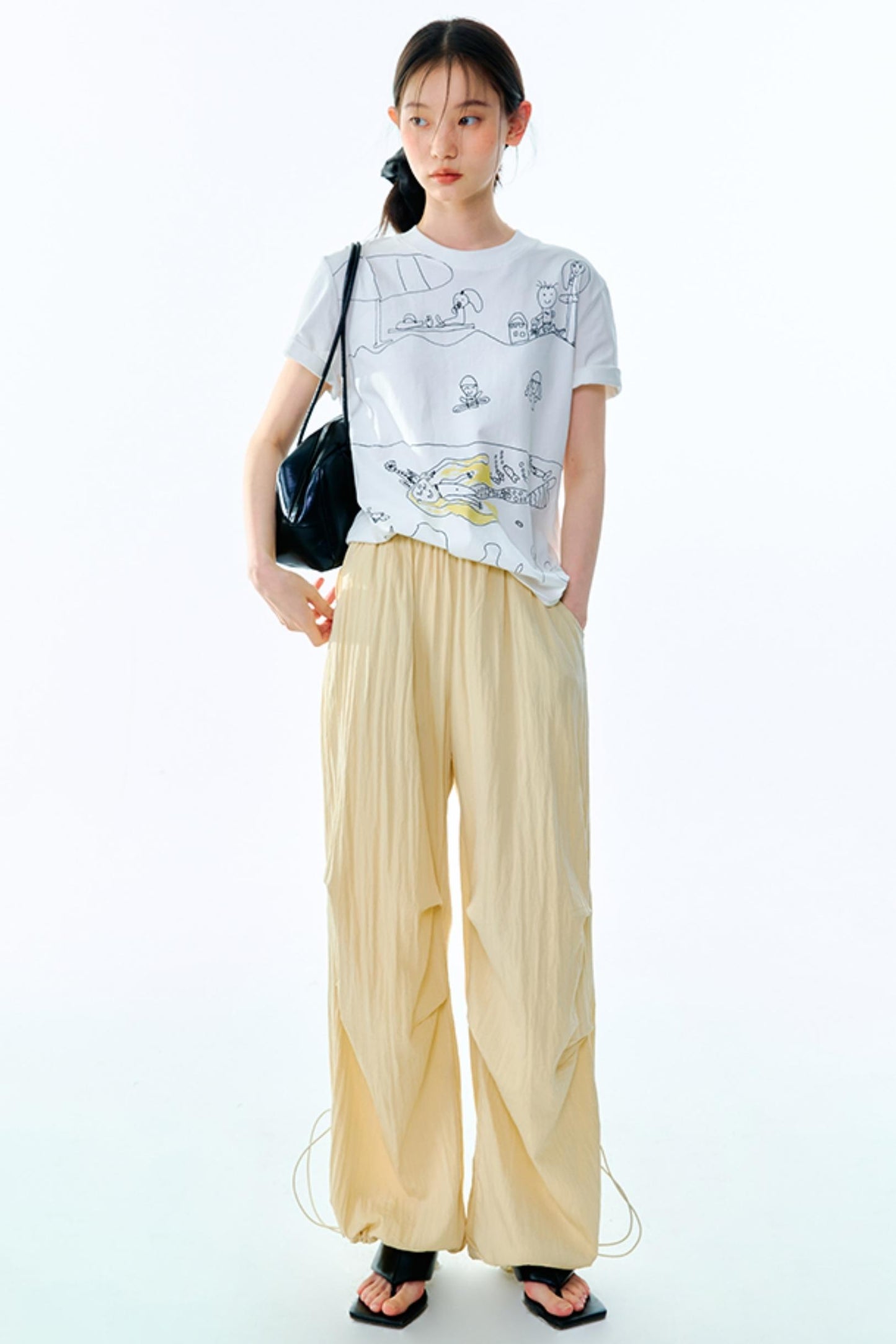 Mountain Chill Pleated Sweatpants