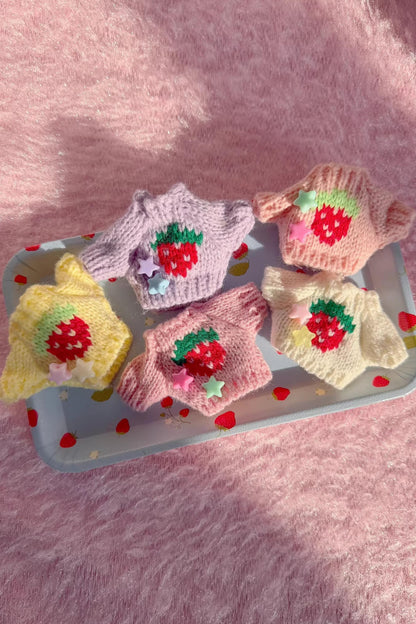 Strawberry Knit Hair Accessories