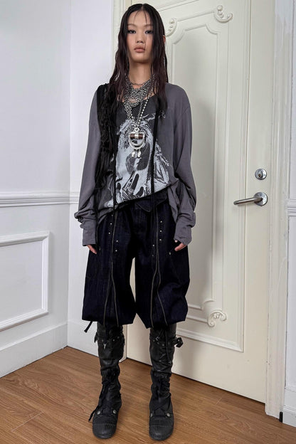 Distressed Harlem Equestrian Pants