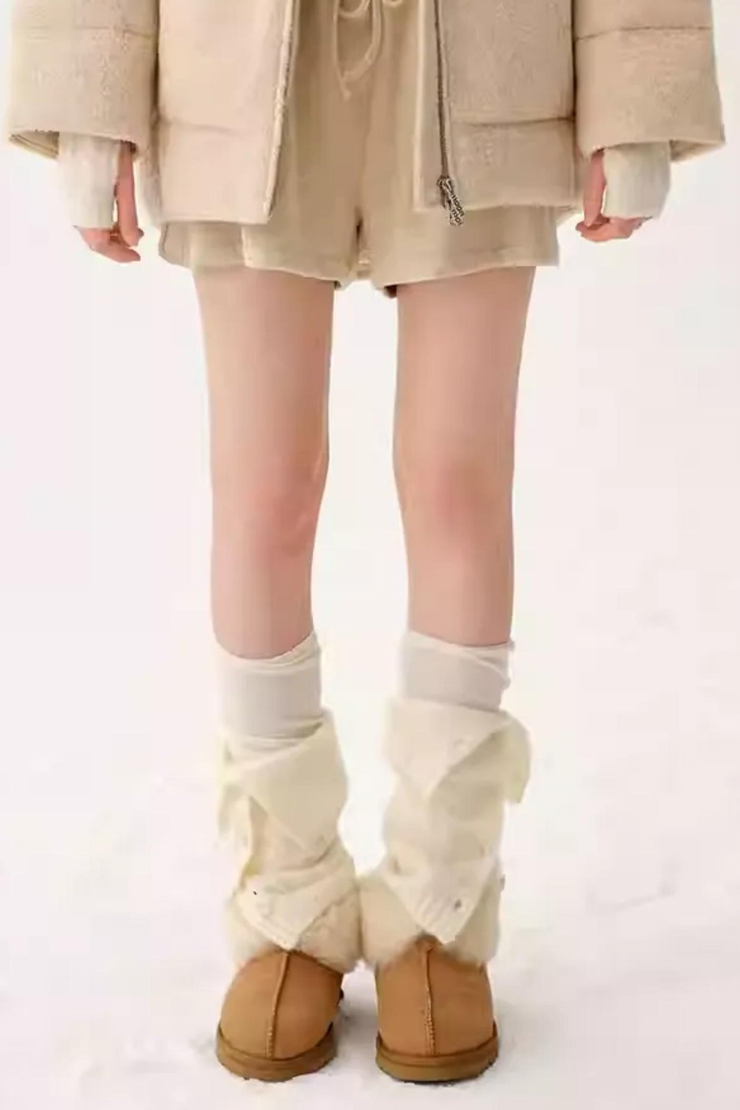 Warm Wool Blend Knit Socks