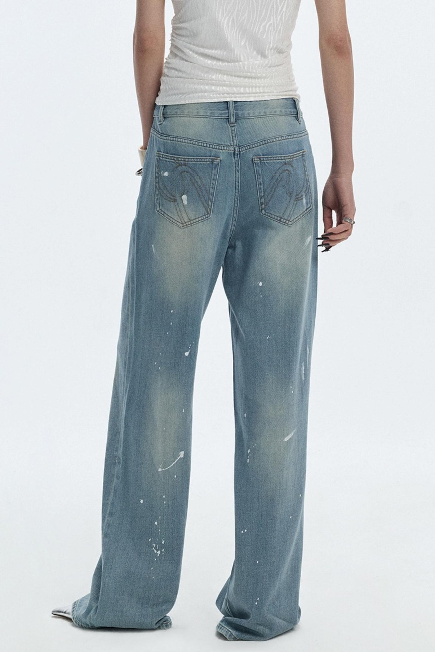 Summer Design Straight-Leg Pants