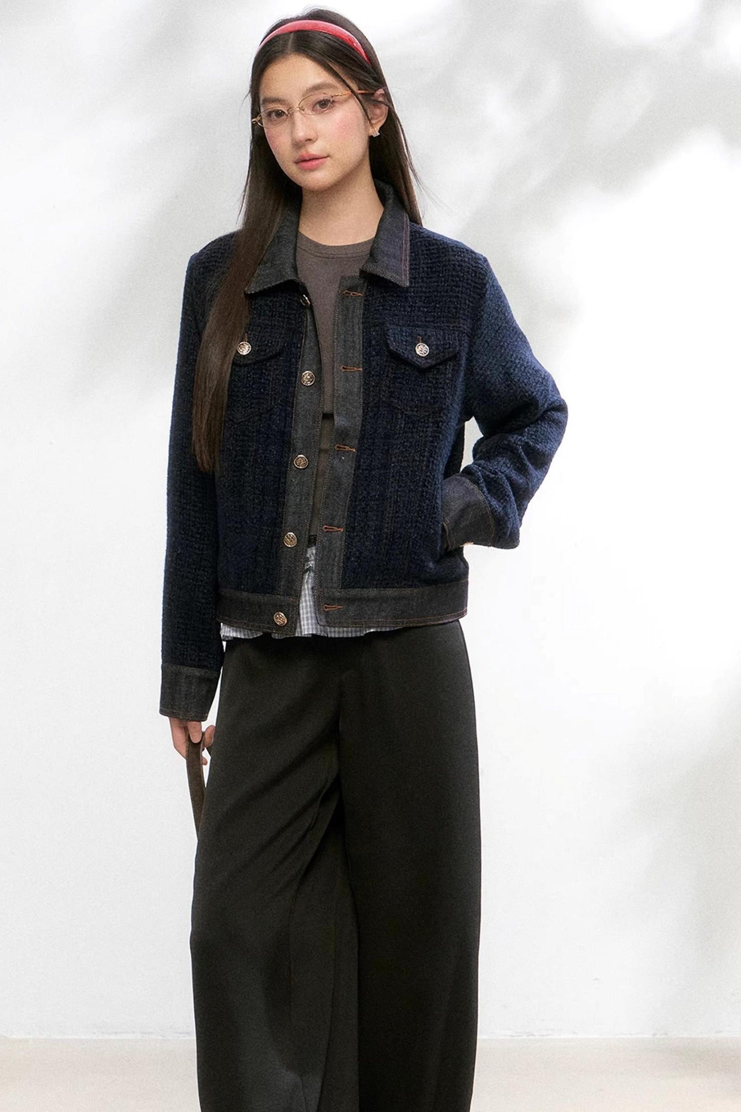 Autumn Retro Denim Jacket Set-Up