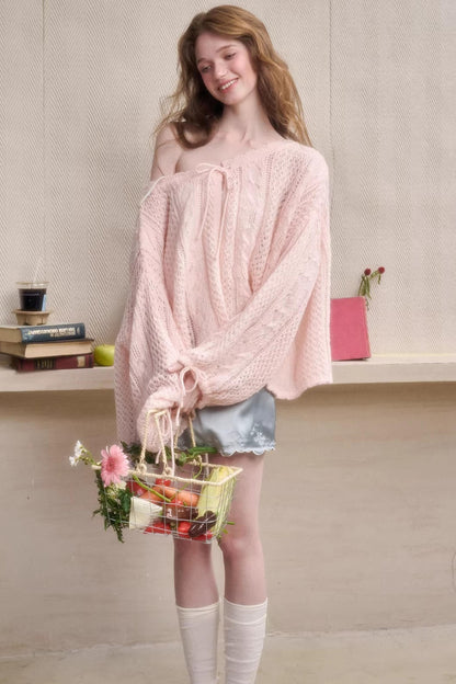 Riverbank of the Wind Mohair Sweater