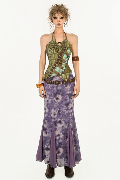 Ethnic Floral Tank Top