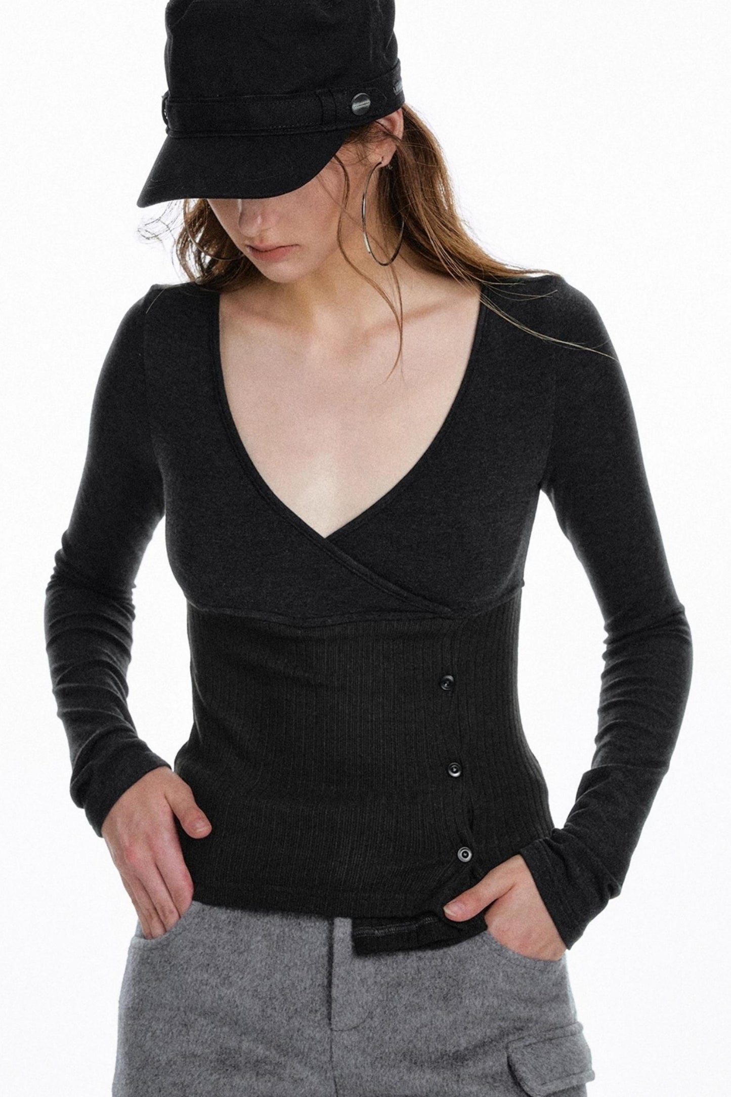 Hot Girl Style Long Sleeve T-Shirt