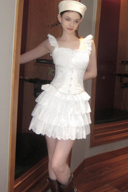 Hyacinth Halter Lace Dress