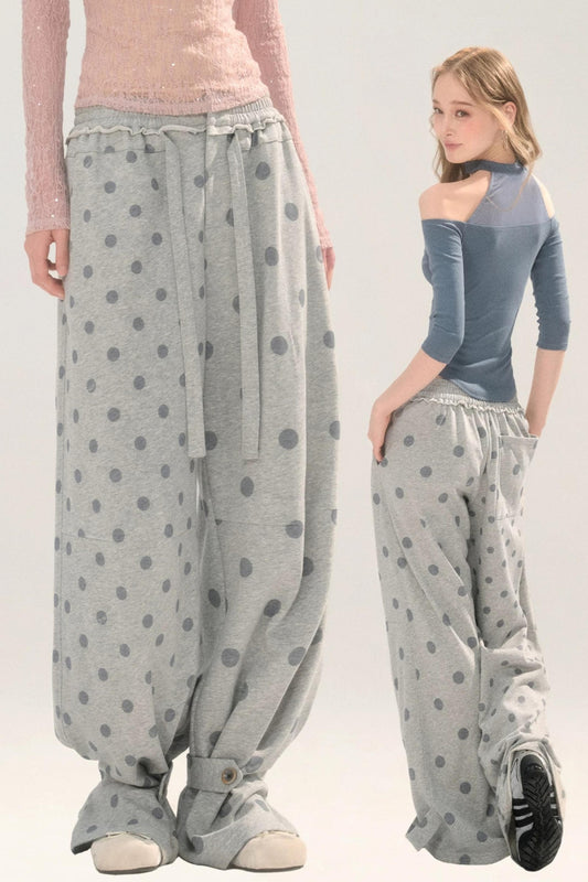 Pantalon à pois deux façons