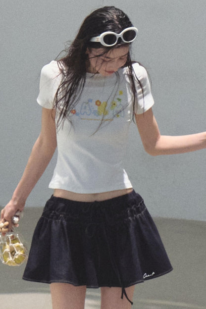 Skin-Friendly Crewneck T-Shirt