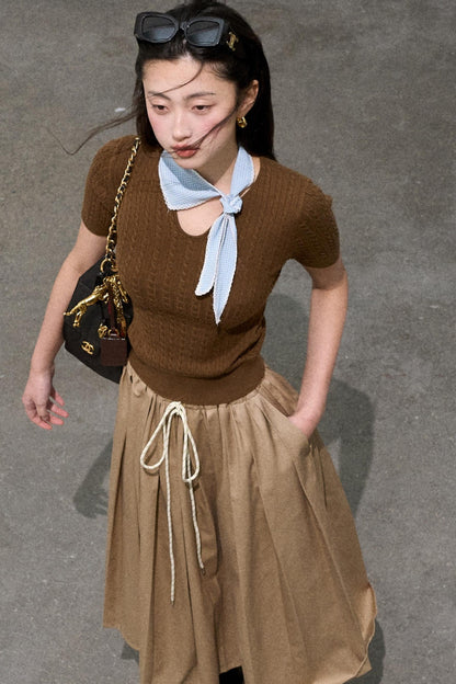 Old Money Style Versatile Skirt