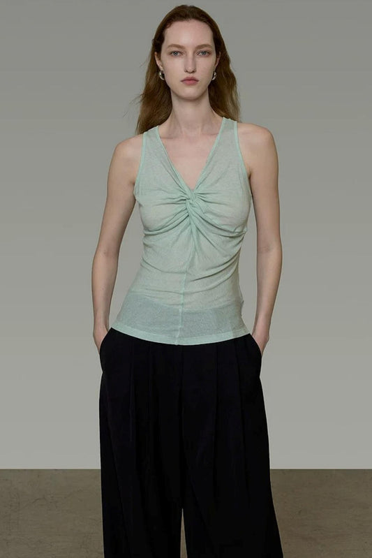 Twisted Knot Slimming Vest