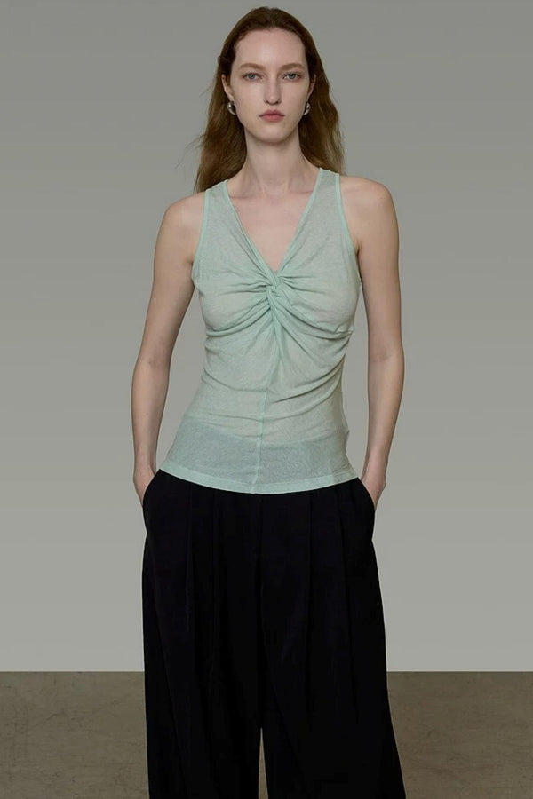 Twisted Knot Slimming Vest