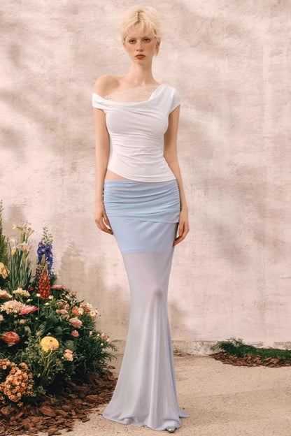 Summer Flared Mermaid Skirt