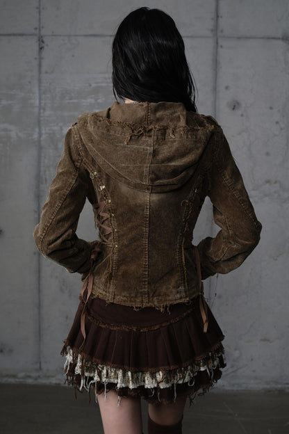 Detachable Slim Hooded Jacket