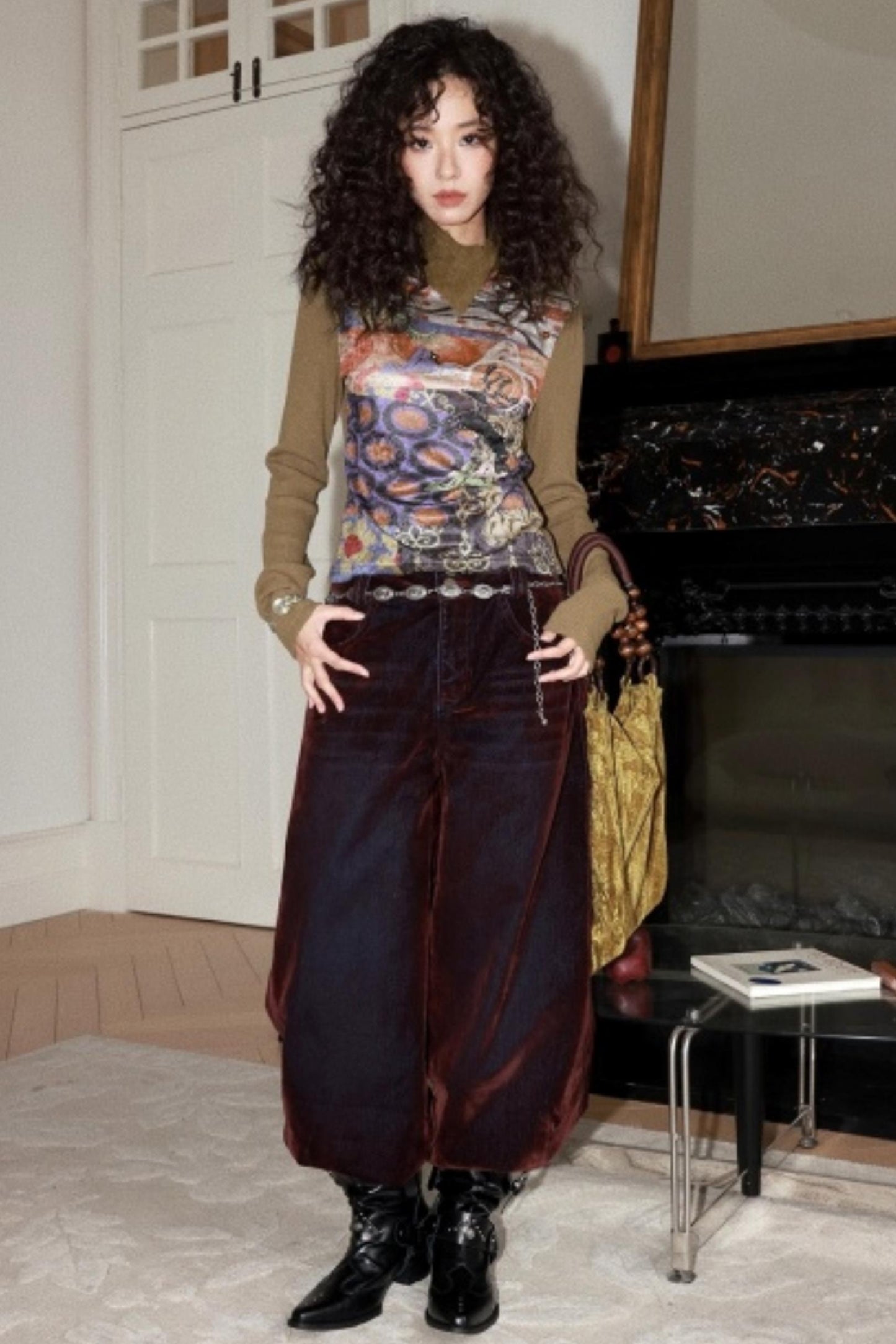 Elk Quest Cashmere Knit Top