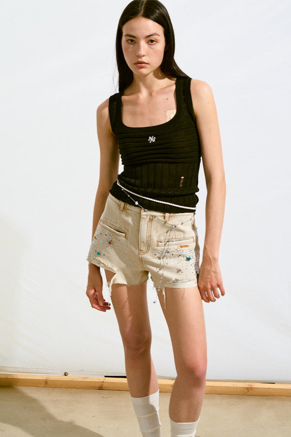 U-Neck Knit Camisole