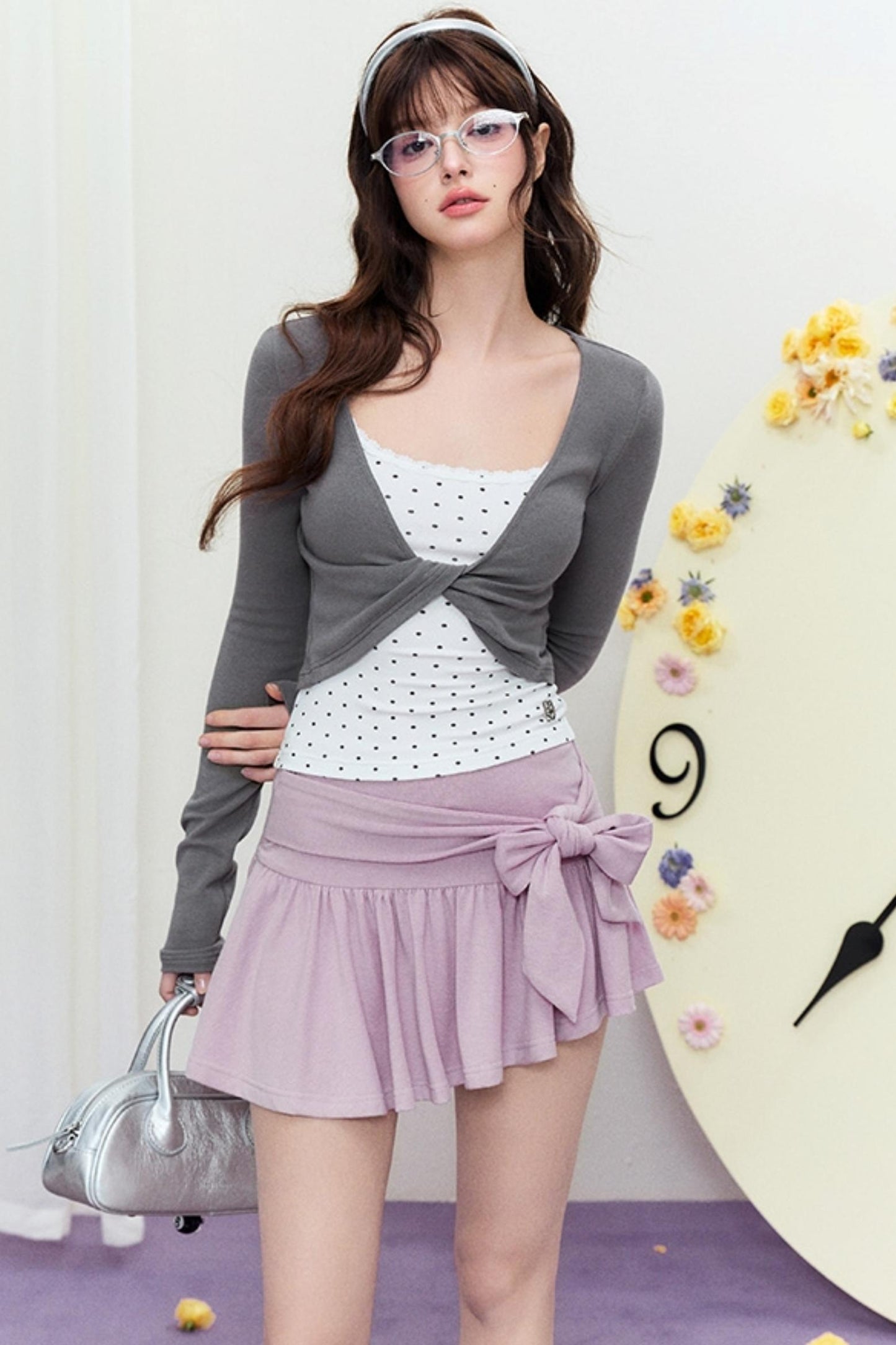 Spring FlareBowtie Skirt