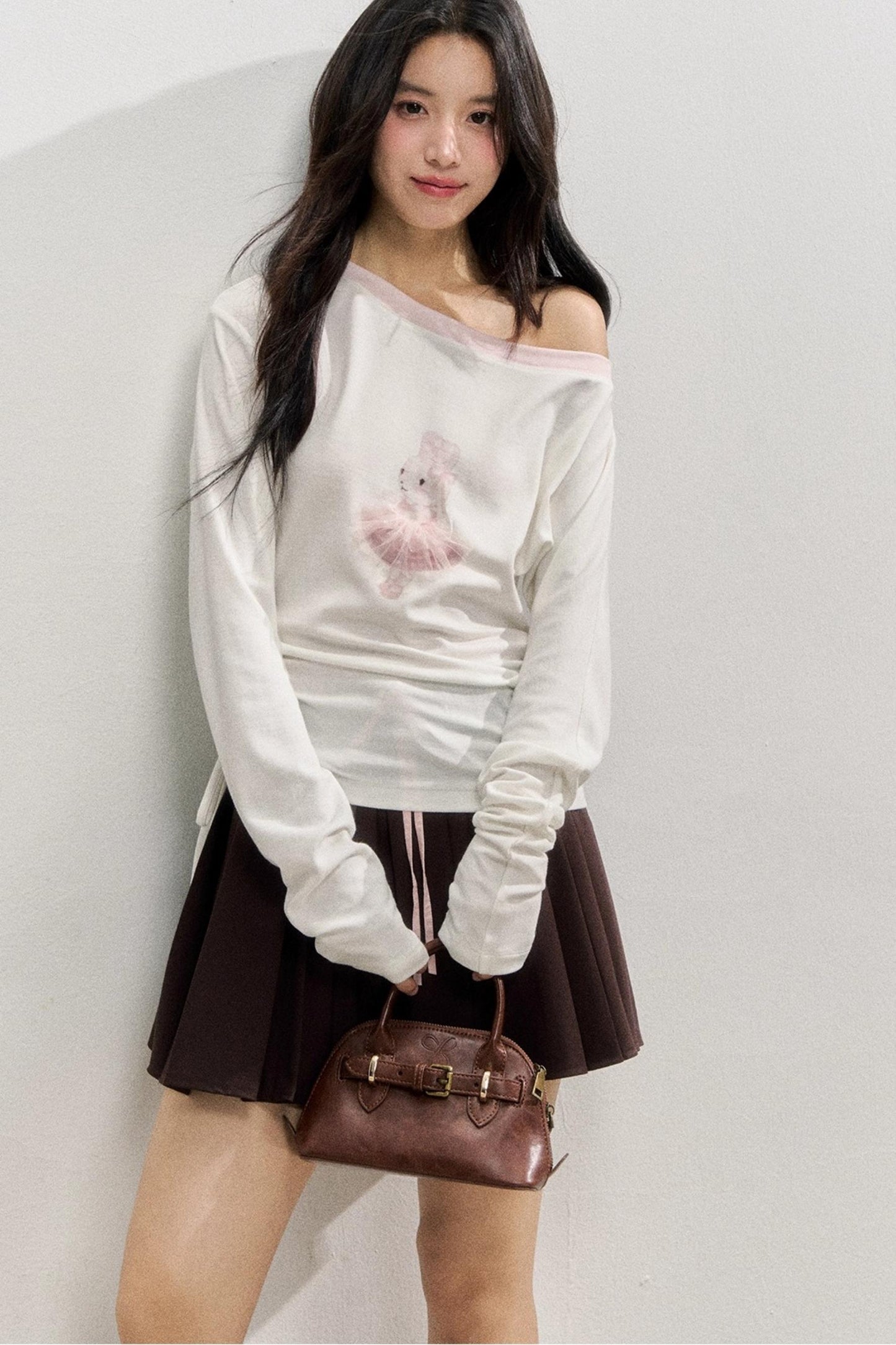 Rabbit Cotton Long-Sleeved T-Shirt