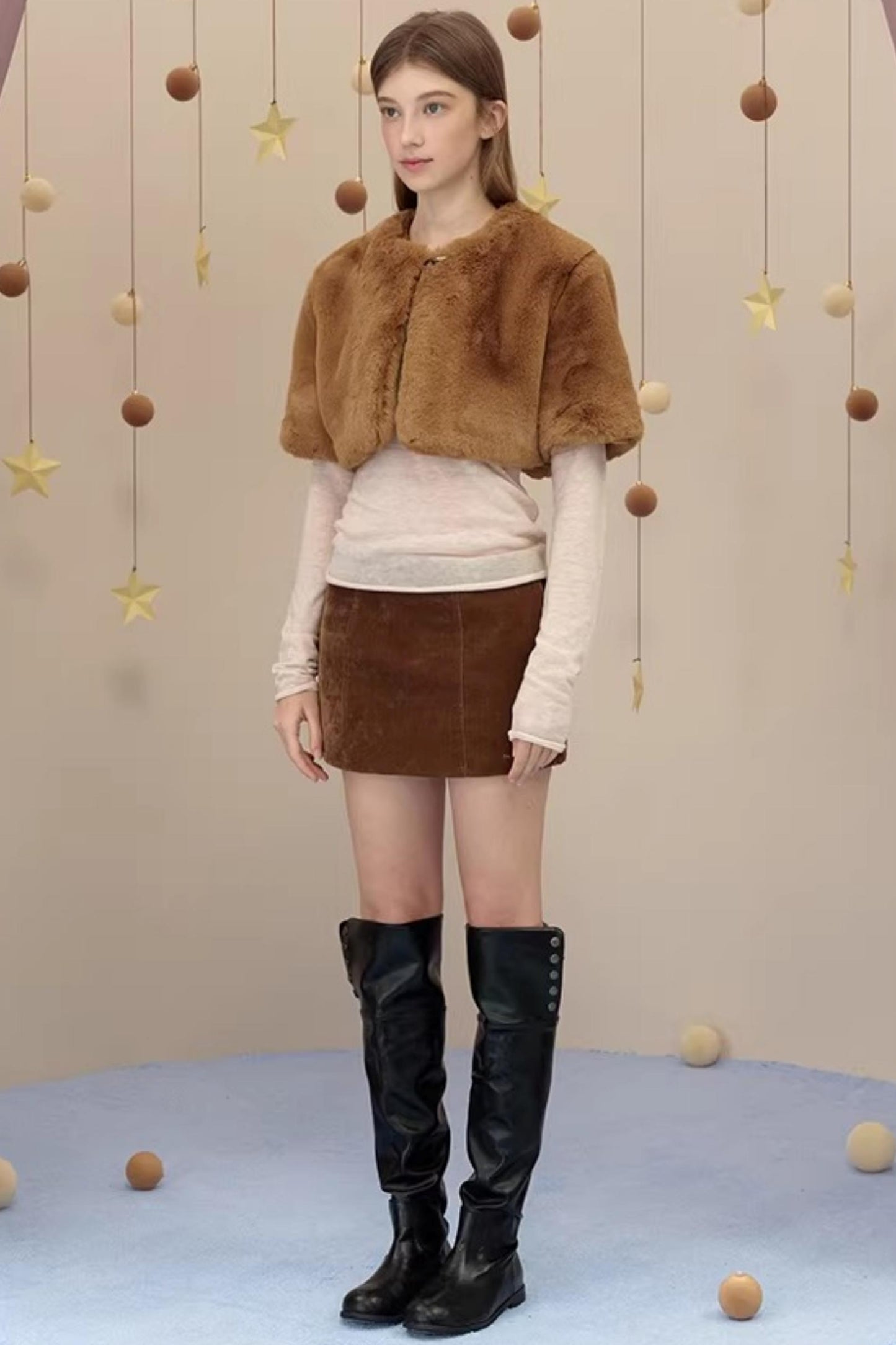 어반 레트로 A라인 스커트