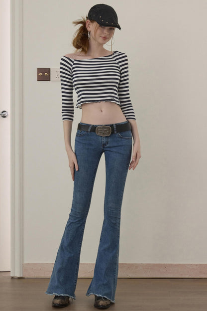 Wuha Pre-Fall Retro Bootcut Jeans