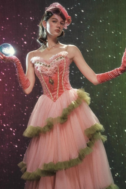 Lacemade Grape Green Dress