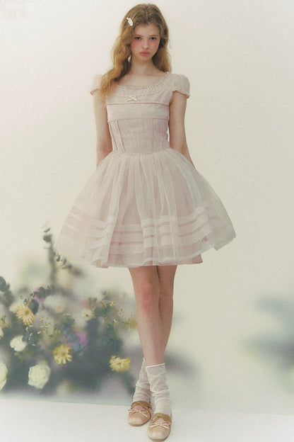 Abito a Maniche Puff Ballet Dreamland