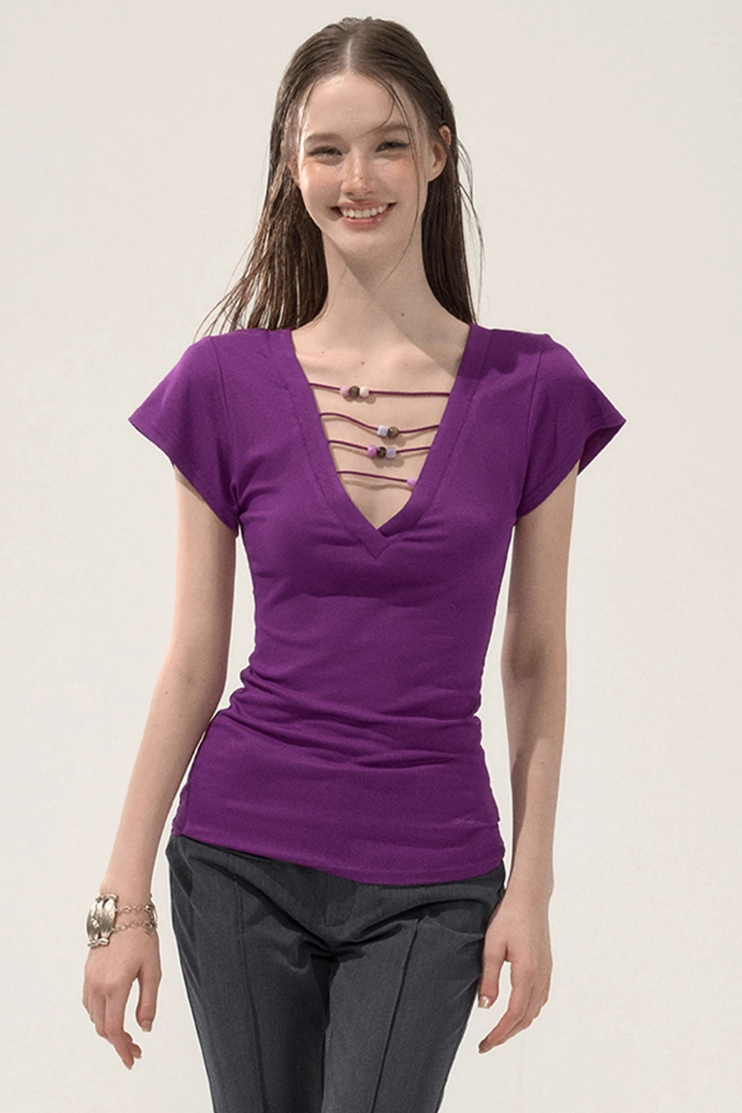 Pure Desire Beaded Top