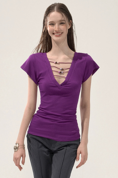 Pure Desire Beaded Top
