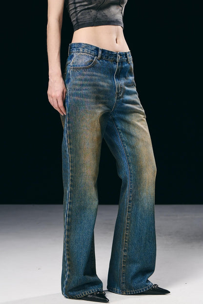 Distressed Denim Jeans