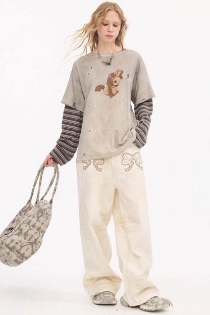 Blooming Soon Spliced Top