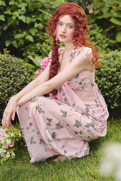 Gardenia Tea Floral Dress