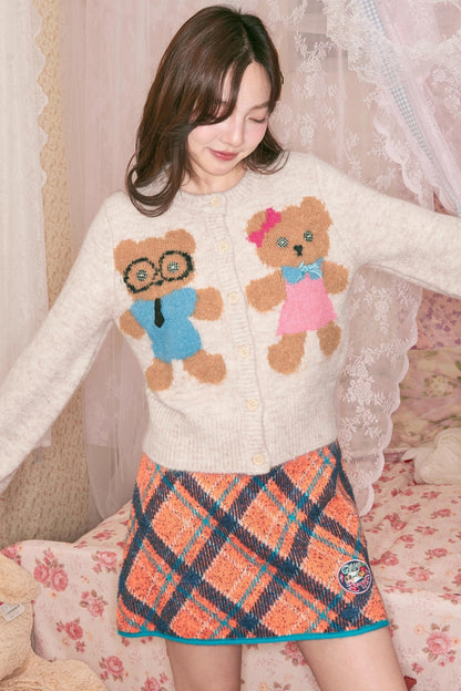 Autumn Peach Heart Skirt