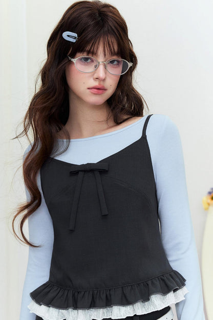 Luxury Lace Halter Bustier Set-Up