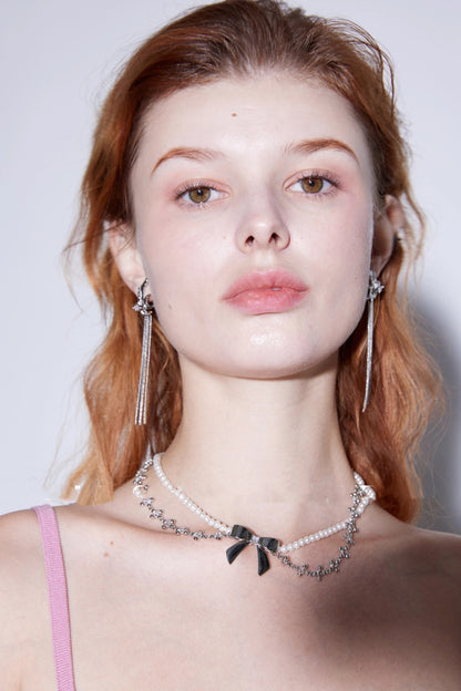 Annual Platinum Swallow Earrings