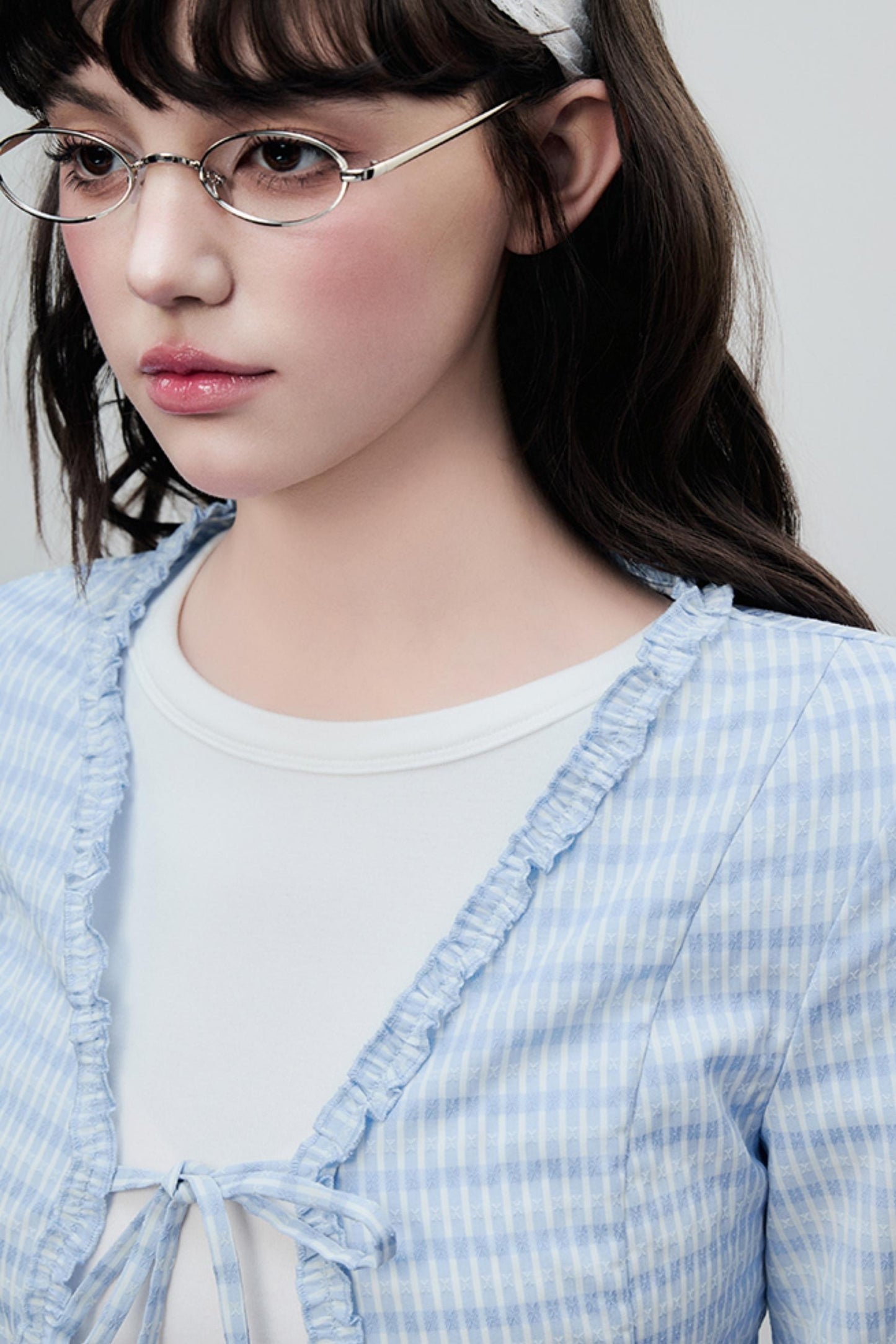 Lace Drawstring Cardigan