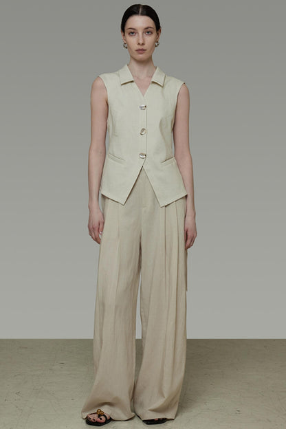 Summer Womens Beige Vest