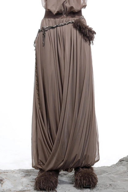 Patchwork Fur Waist Chain