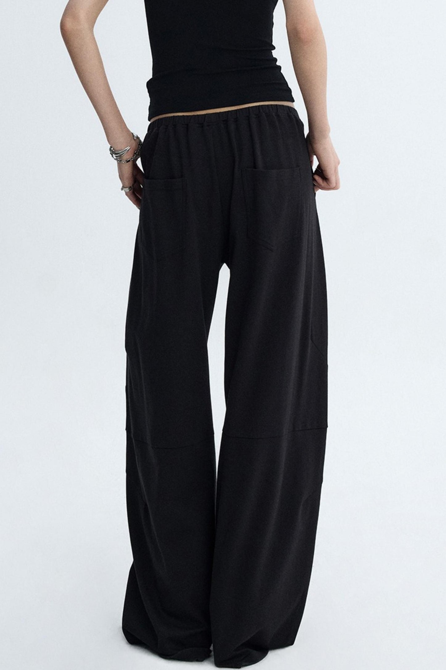 Autumn Elasticated Waist Womens Trousers