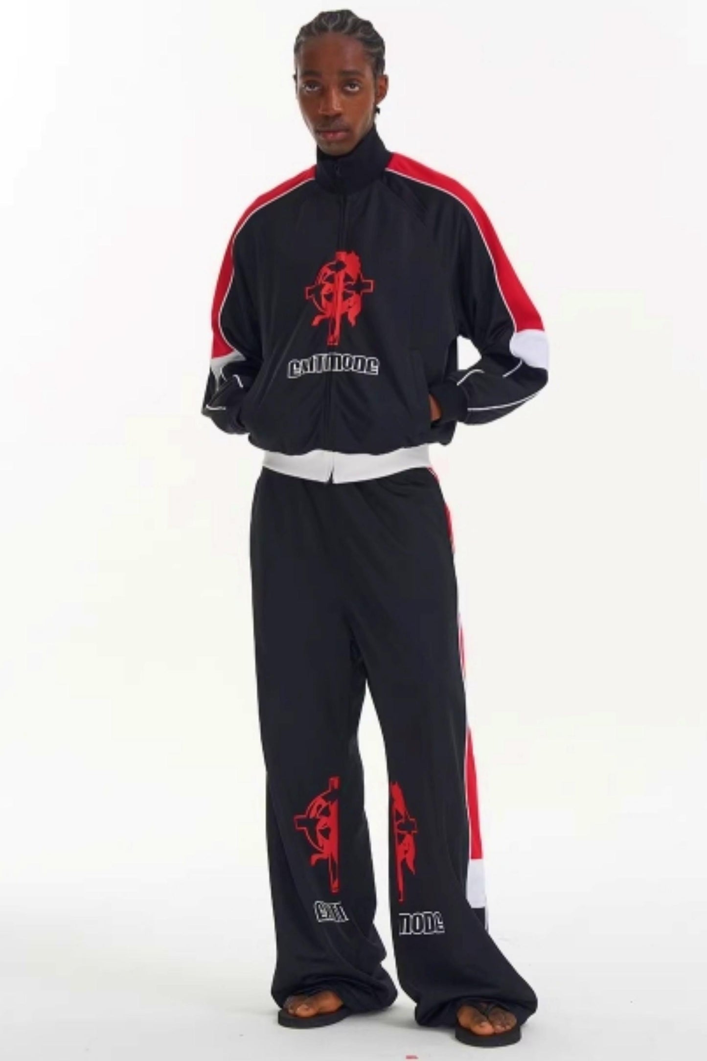 Bedruckte Pferde-Sportjacke